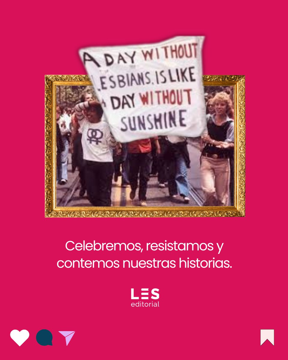 Hoy es el Día Internacional de las Lesbianas.

Un día para celebrar lo que somos, resistir lo que aún falta y contar nuestras historias. 

Porque nuestras voces importan y no serán silenciadas.