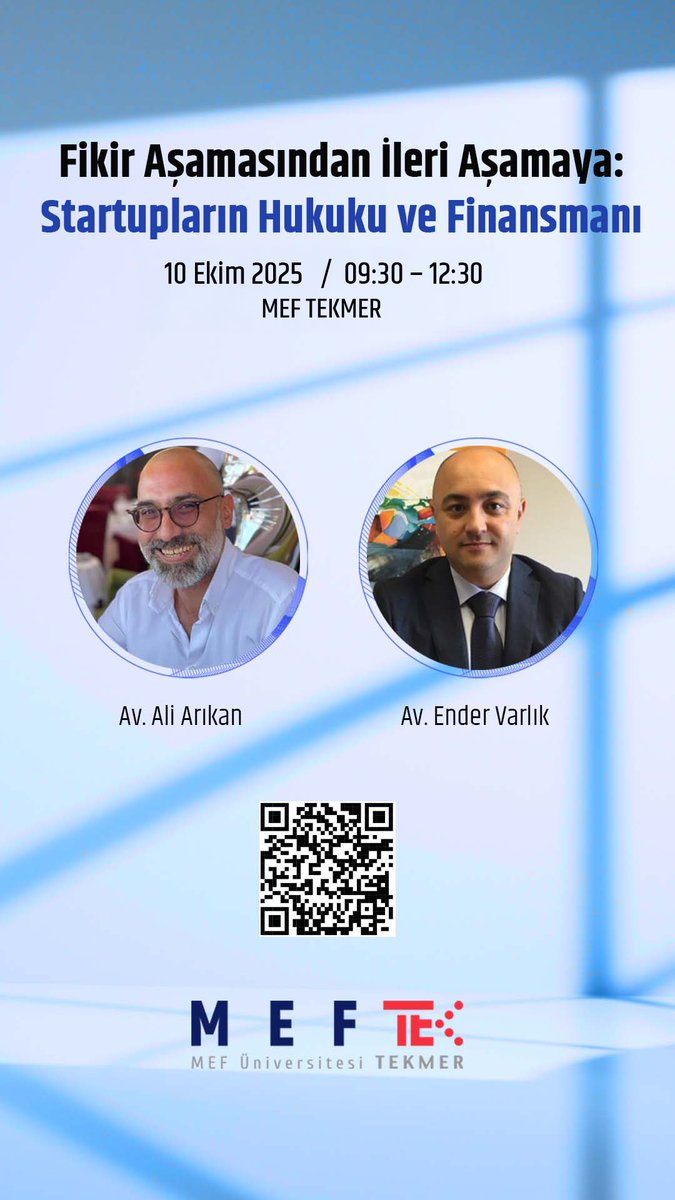 Fikir Aşamasından İleri Aşamaya: Startup Hukuku ve Finansmanı Etkinliği, bir girişimin fikir aşamasından büyüme ve çıkış sürecine kadar geçirdiği tüm adımları; yönetim, finansman ve hukuki boyutlarıyla bütüncül bir şekilde ele alıyor.

Startup dünyasında yolunu çizmek isteyen