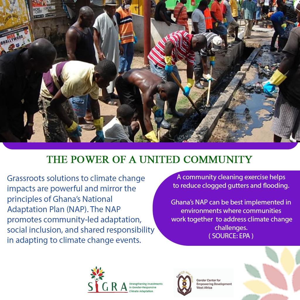 GenCEDgh's tweet image. Climate resilience begins with you!!! Join your community clean-up exercise and be part of the solution. Remember, local actions birth lasting impacts. #GenCED #SIGRA #AdaptWithHer #GenderClimateAction #KnowTheNAP