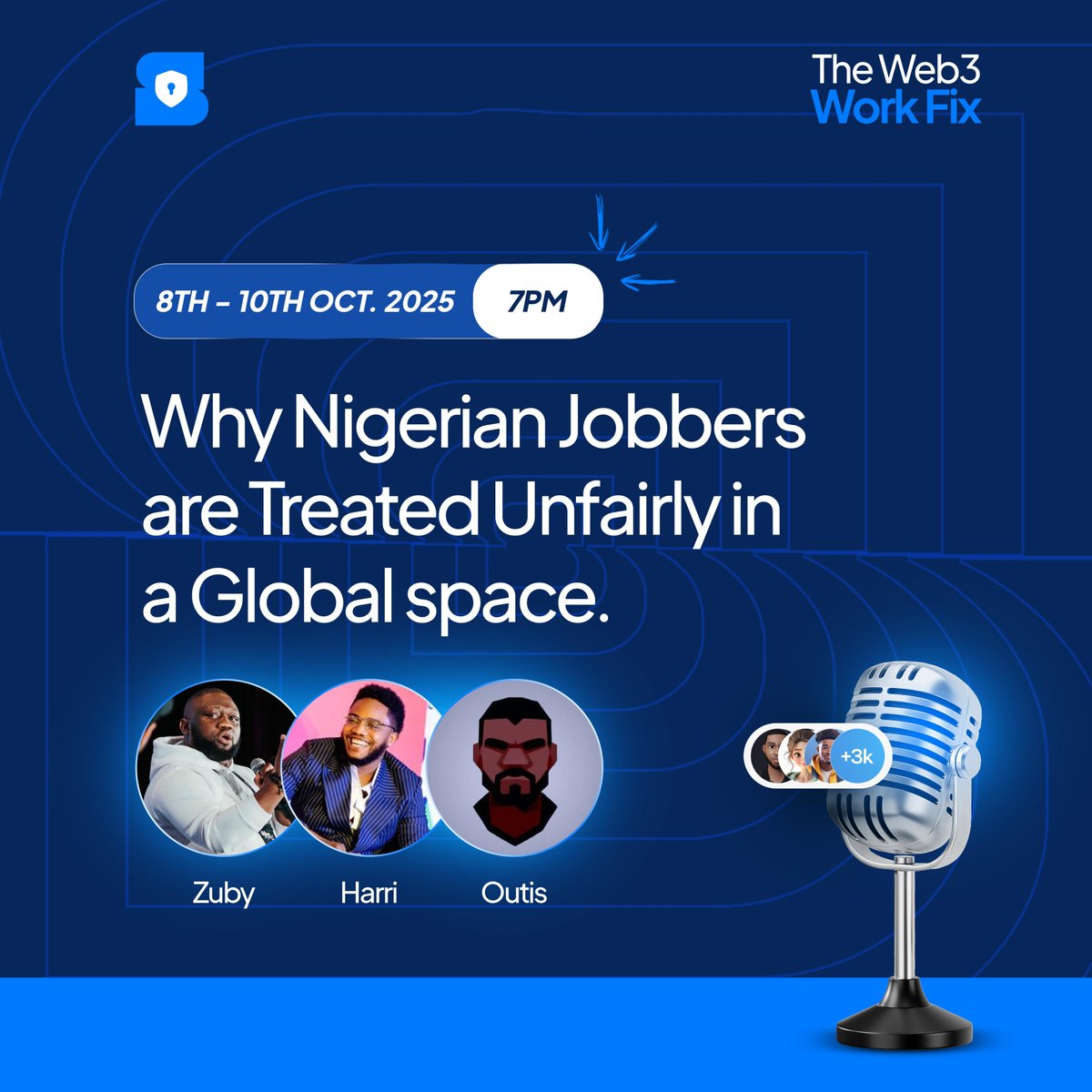 usestaipy's tweet image. We’re not just talking about the struggle, we’re building solutions. 

That’s what this Space (and Staipy) is about.

Time: 7PM WAT
Date: Wednesday, October 8 (Today)

Set your reminders