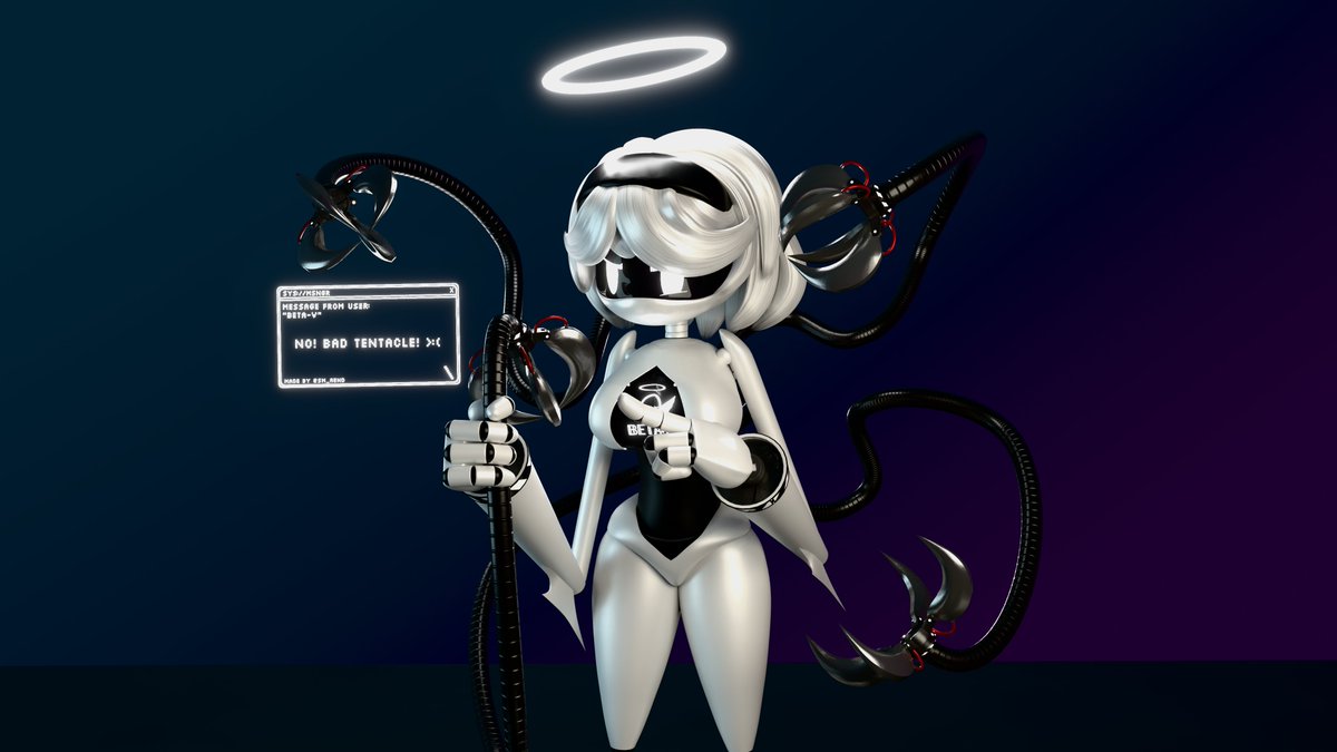sm_aend's tweet photo. Naughty Tentacles >:(
#betaV #murderdrones #mdtwt https://t.co/Lq4lo11Wn3