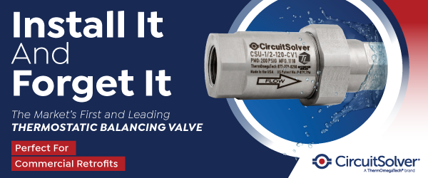 CircuitSolver's tweet image. #Contractors, are you tired of callbacks to rebalance hot water recirculation systems in high-rise buildings?
Stop the lack of hot water complaints with CircuitSolver balancing valves. Install our thermostatic valves to get occupants hot water on demand!
ow.ly/TWNZ50X8Akw
