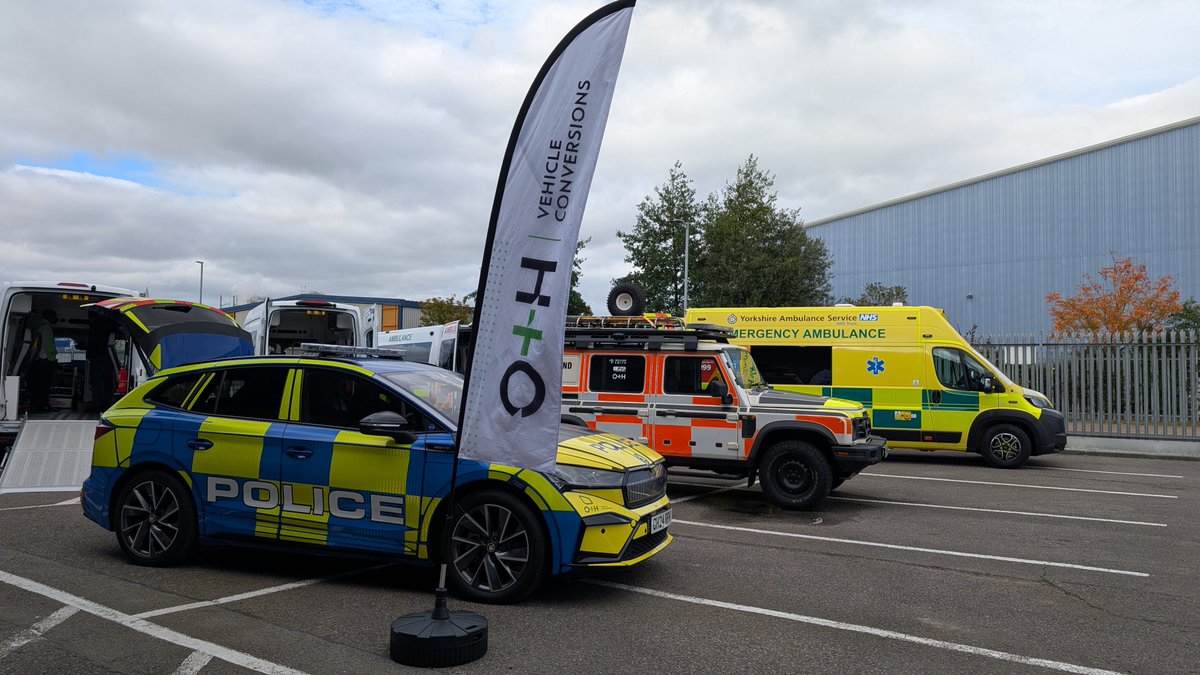 A trip out today, visiting O&amp;H Vehicle Conversions. It was great to take a walk around the impressive facilities and see the full process of their vehicle conversions from start to finish. 🚑 

And great to see our Mallard antenna featured 👏

Thank you for having us!