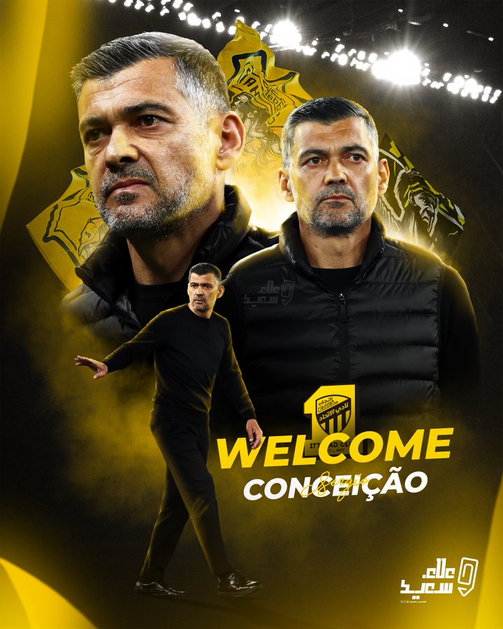bashar0989's tweet image. ✨ حقبة جديدة تبدأ.. مرحبًا بالمدرب البرتغالي سيرجيو كونسيساو في الاتحاد 🟡⚫️