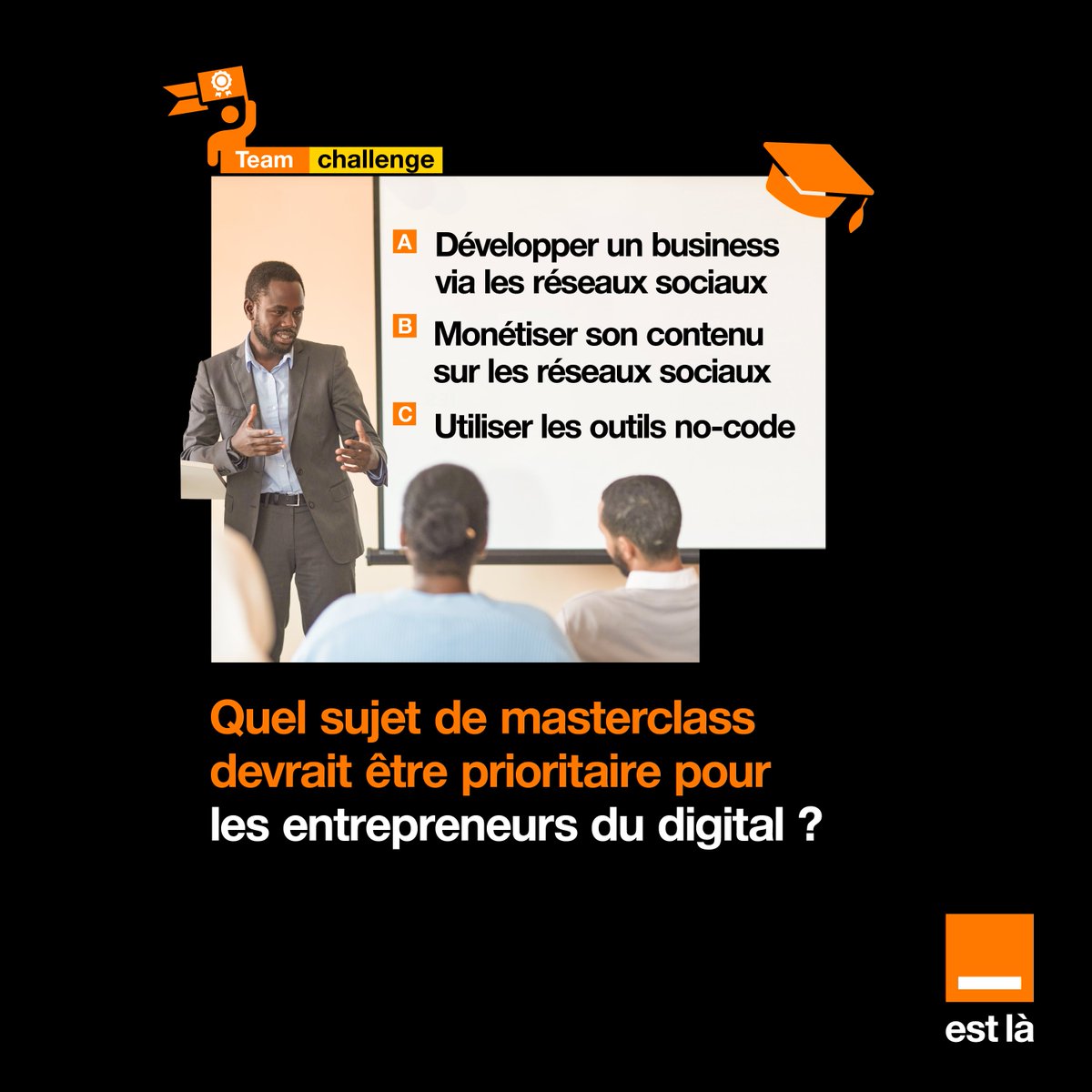 Orange_Mali's tweet image. Et vous, qu’en pensez-vous ? N’hésitez pas à partager votre point de vue en commentaire pour enrichir la réflexion et nourrir un échange constructif.
#TeamChallenge #OrangeMali