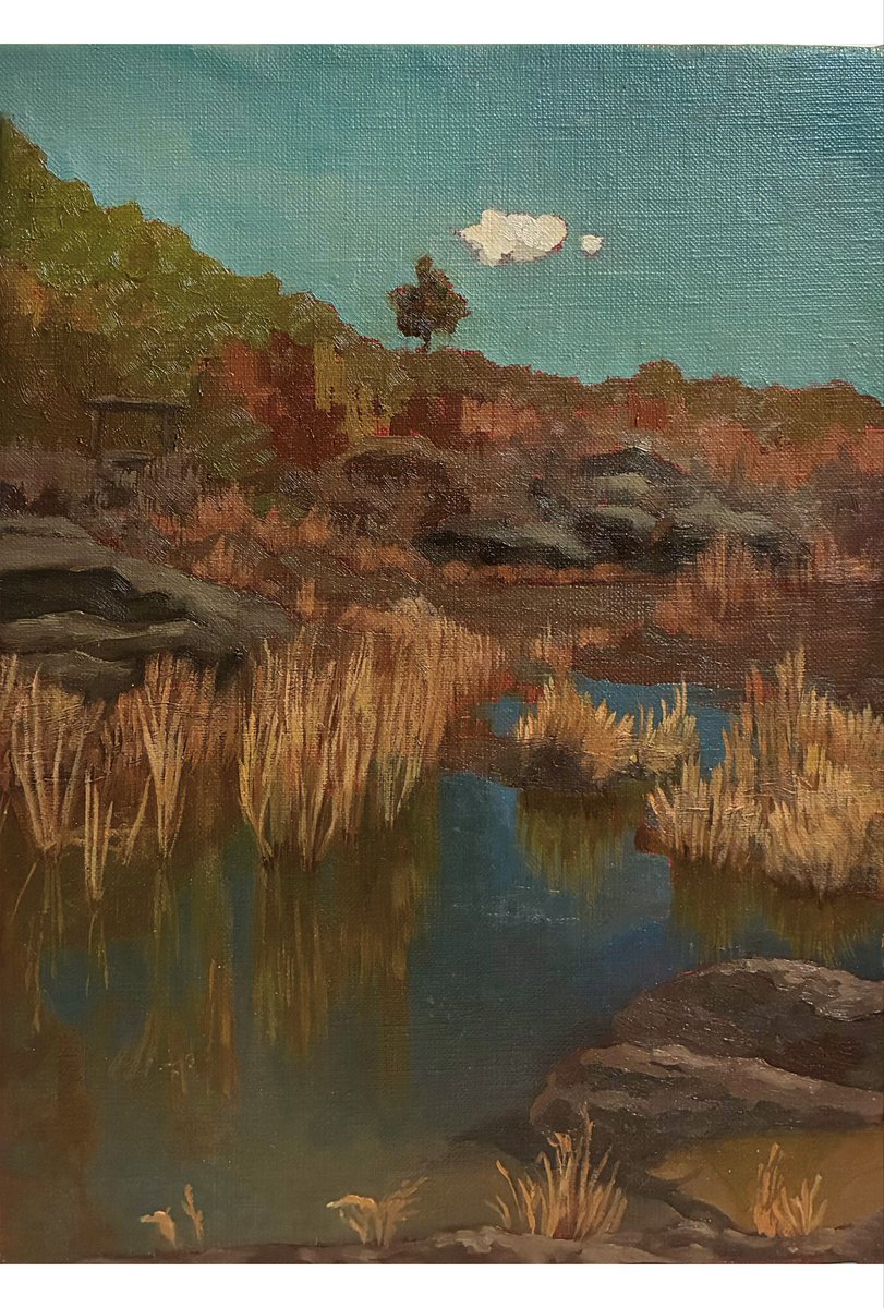 「無窮」
 ″Endless″

2025 年 6 月
キャンバス・油彩
242mm × 333mm

#アート 
#painting 
#art 
#artwork 
#風景画