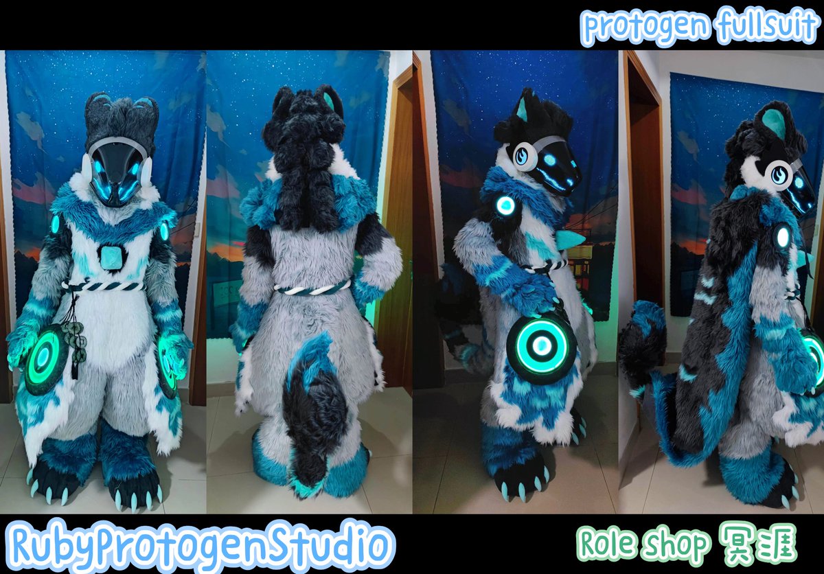 Ruby_protogen's tweet image. Finally finished, waiting to be sent.
💙This is a role store from the website.
💚He is a lion dancer from the underworld.冥涯Mingya
Thank you for buying💙💚
@jamfluffin
#fursuit #fursuitmaker #fursuithead #fursuitcommission #rubyprotogenstudio #protogen #protogens…