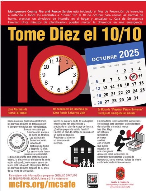 ‘Take Ten on 10/10’ …..everybody is doing it!!! <a href="/MontgomeryCoMD/">Montgomery County MD Government</a>