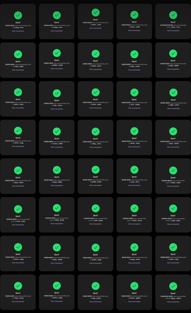 EGCSOLANA's tweet image. How to obtain $EGC Airdrop

1️⃣ Follow, Like &amp;amp; RT ♻️

2️⃣ Drop $SOL address

3️⃣ Finished!

First 1,000 Will receive up to 50,000 $EGC
#SolanaAirdrop