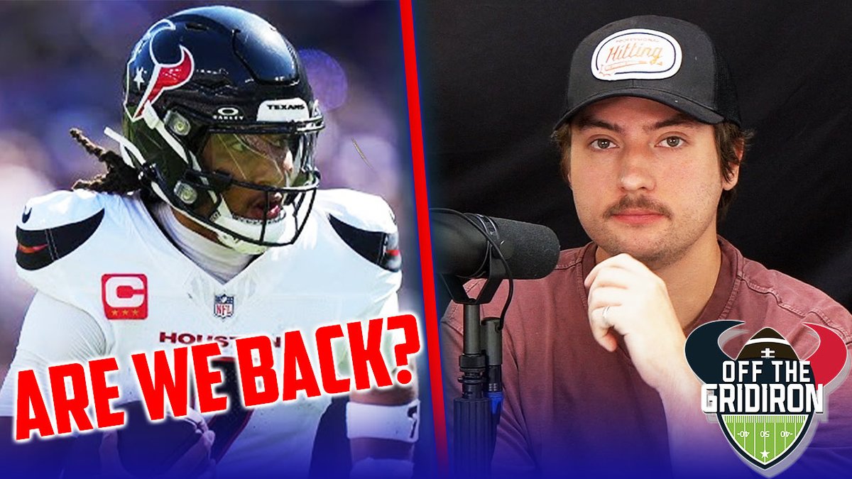 Are the Houston Texans back???!!!📈

OTG is live with a brand new episode where we discuss the Texans big win over the depleted Ravens!

Watch below ⬇️

Are The Texans Back?? | Off The Gridiron 10/7/25
youtu.be/AZDOUqibOCM