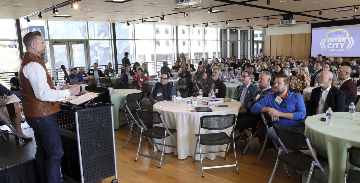 AltheaTulsa's tweet photo. The @TulsaChamber is still in #SaltLakeCity for #IntercityVisit2025. Read the latest from @RhettMorganTRC here: https://t.co/8uLbg6II7J https://t.co/NbP5qot7jx