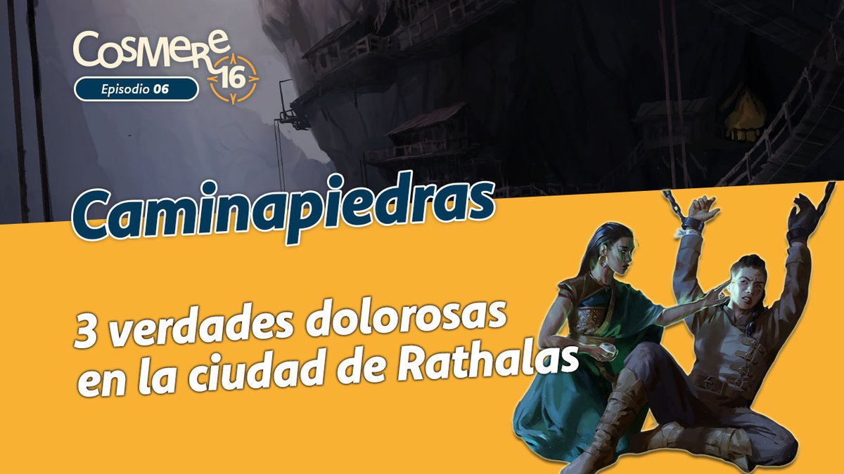 Volvemos a Roshar con Caminapiedras, la historia CANON del Cosmere RPG. Un capítulo que marcará un antes y un después definitivo con nuestros héroes... y todo eso, en la ciudad quemada de Rathalas. Pasaos a saludar por el link de abajo ;)