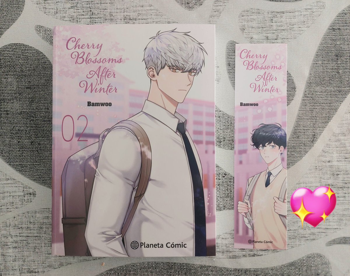 calysto76's tweet photo. Compra manhwa a @PlanetadComic del segundo tomo de "Cherry Blossoms After Winter" 🌸🌸💗💗 #HAPPYHAPPY #Manhwa #Lectura #cherryblossomsafterwinter #Bamwoo #BL https://t.co/SiQPHeph4z