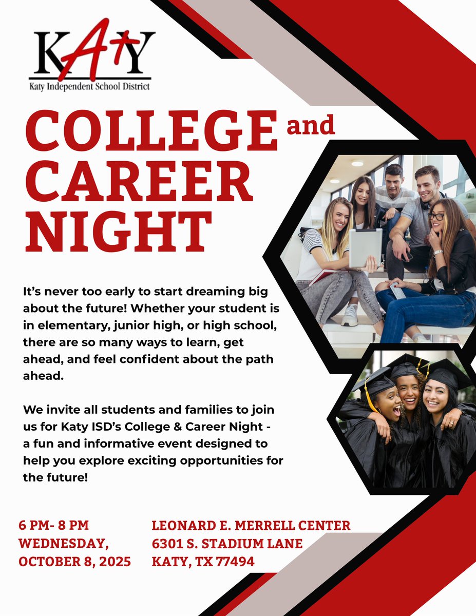 Tonight is the night!  Join us for the District College &amp; Career Fair at the Merrell Center from 6 pm - 8 pm. #Fly2Gether <a href="/GoldenFHSEagles/">Freeman High School</a>