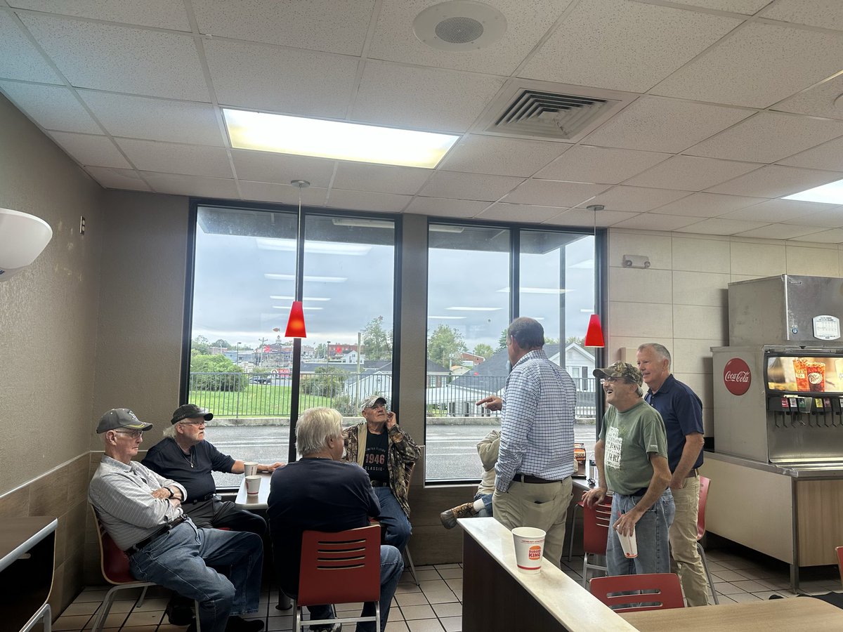 barrforsenate's tweet photo. Good morning from Clinton County! Starting off the day in one of our strongest Republican counties. Thank you to Circuit Court Clerk @Jake_Staton7 for showing us around. More to come! https://t.co/3dCtMIAqX7