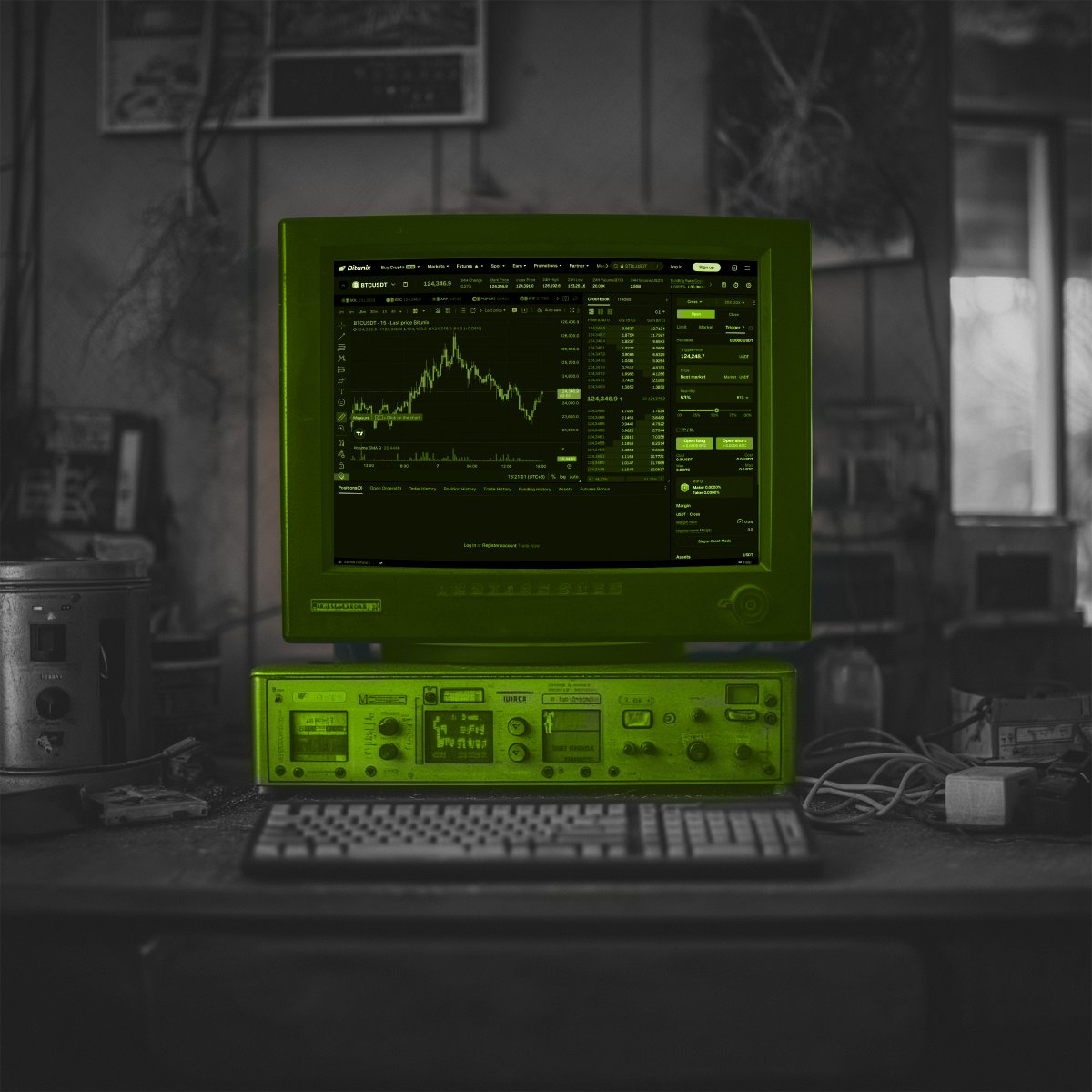 BitunixOfficial's tweet image. Yesterday’s screens. Tomorrow’s markets. One signal — Bitunix.