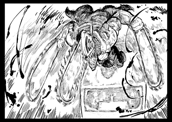 チェンソーマン ファンアート
 レゼ編 見てきました!最高でした! 