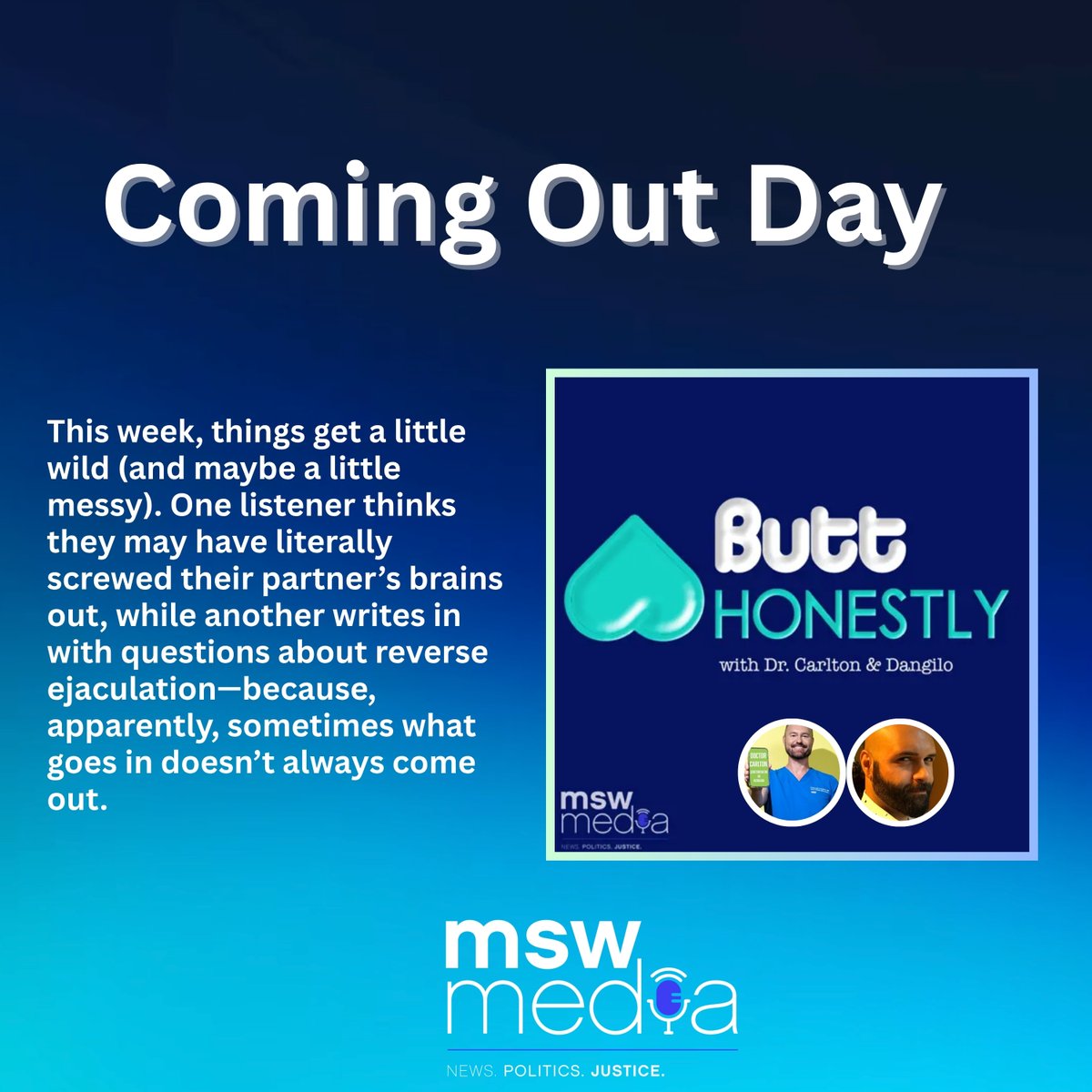 mswmediapods's tweet image. ICYMI: @butthonestlypod with @doctor_carlton & #dangilogogo #MSWMedia 🩵
Listen: podcasts.apple.com/us/podcast/com…