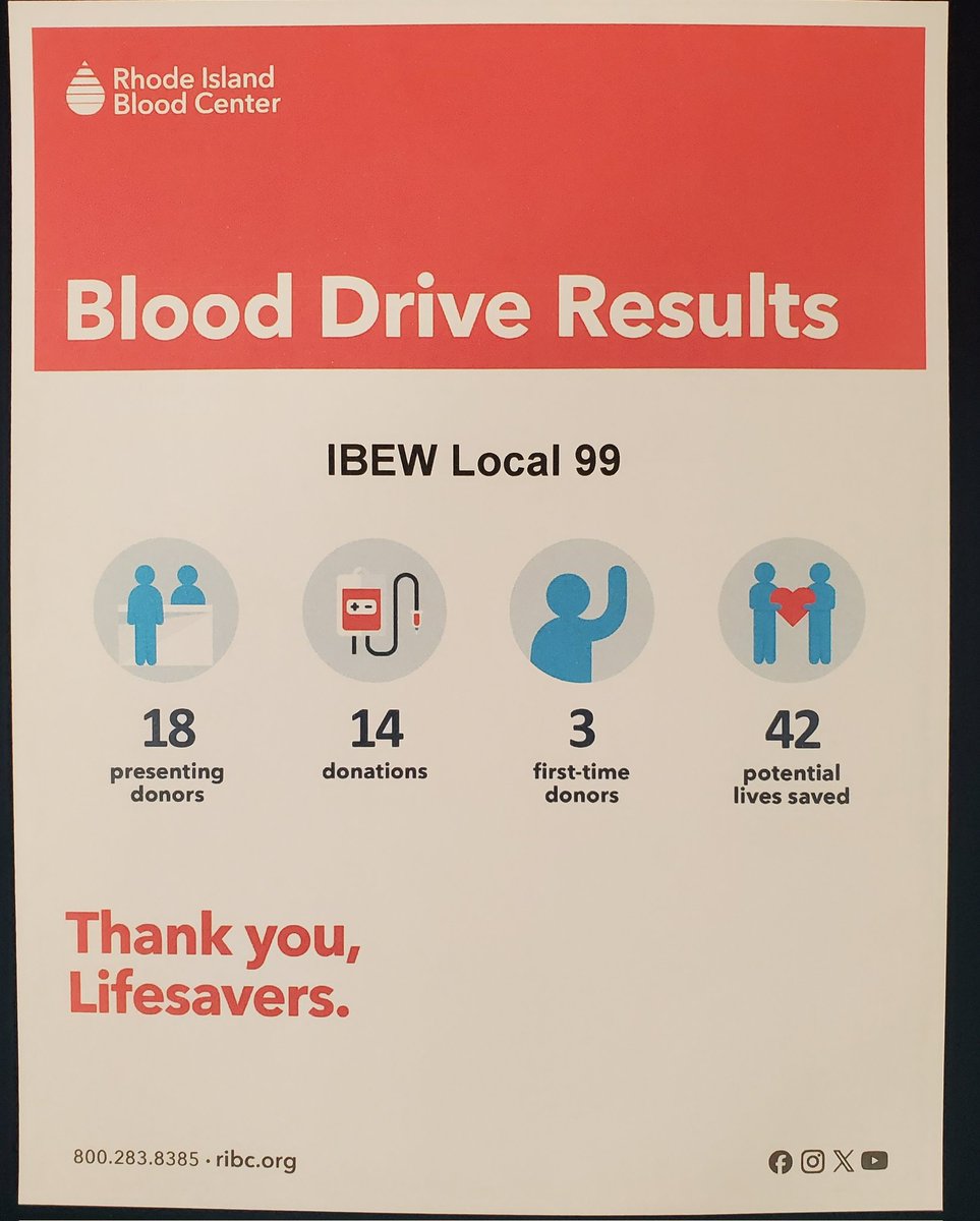 Thank you to everyone who came out to donate and help save a life 👊💯