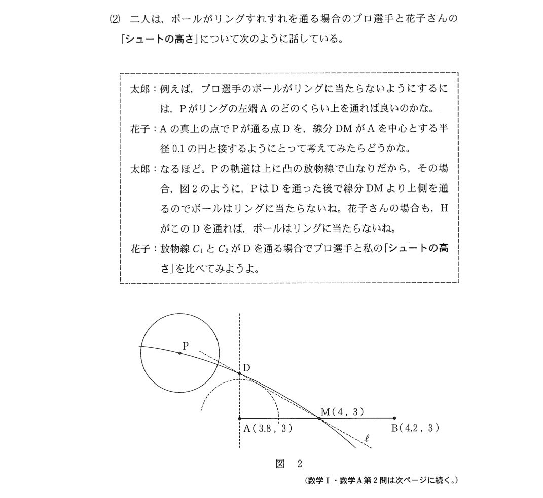 hondo4512's tweet image. 「数学なんて勉強して何の役に立つの?」なんて言う人がいるから共通テスト数学はこんな問題ばかりになってしまったじゃないか。