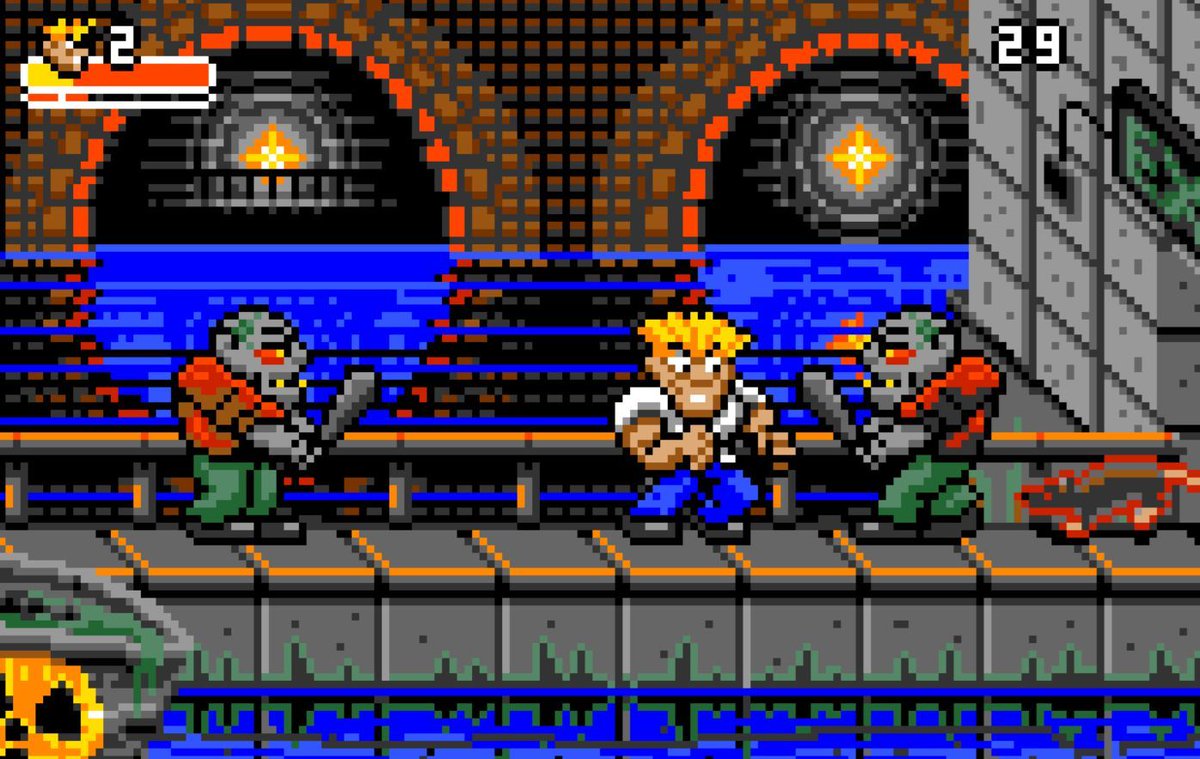 New screenshots of level 3 of Furore, work in progress game for #AtariLynx #atari