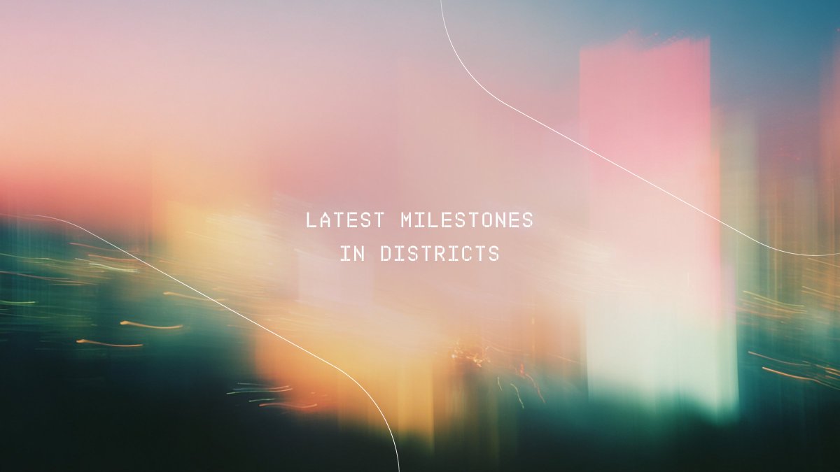 Another milestone moment for Districts — here’s the latest impact:

3,250 Land Pixels claimed
21.62M $RIO in total volume
7.692M $RIO secured in the Land Bank
3.250M $RIO burned

See all the latest Districts stats on the Insights Dashboard: app.districts.xyz/insights