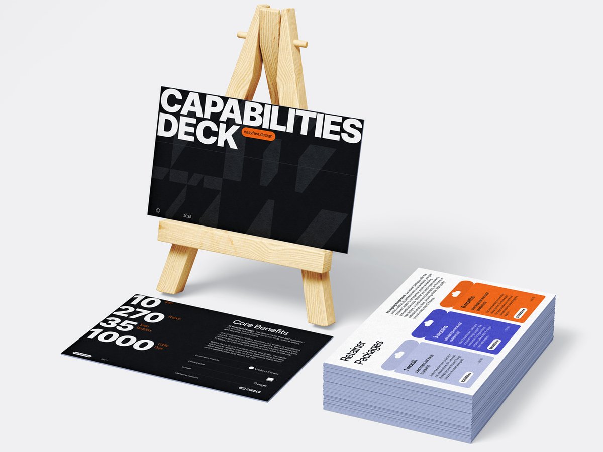 stfnco's tweet image. 🔥 Free drop alert. 4 products in 1

Meet the Easyfast Sales Kit

1. 100 lead sources — find clients, easy
2. Deck template — pitch with confidence
3. Framer proposal template — close hi-ticket deals
4. Branded invoice template — get money with style

Get for FREE, link in bio.
