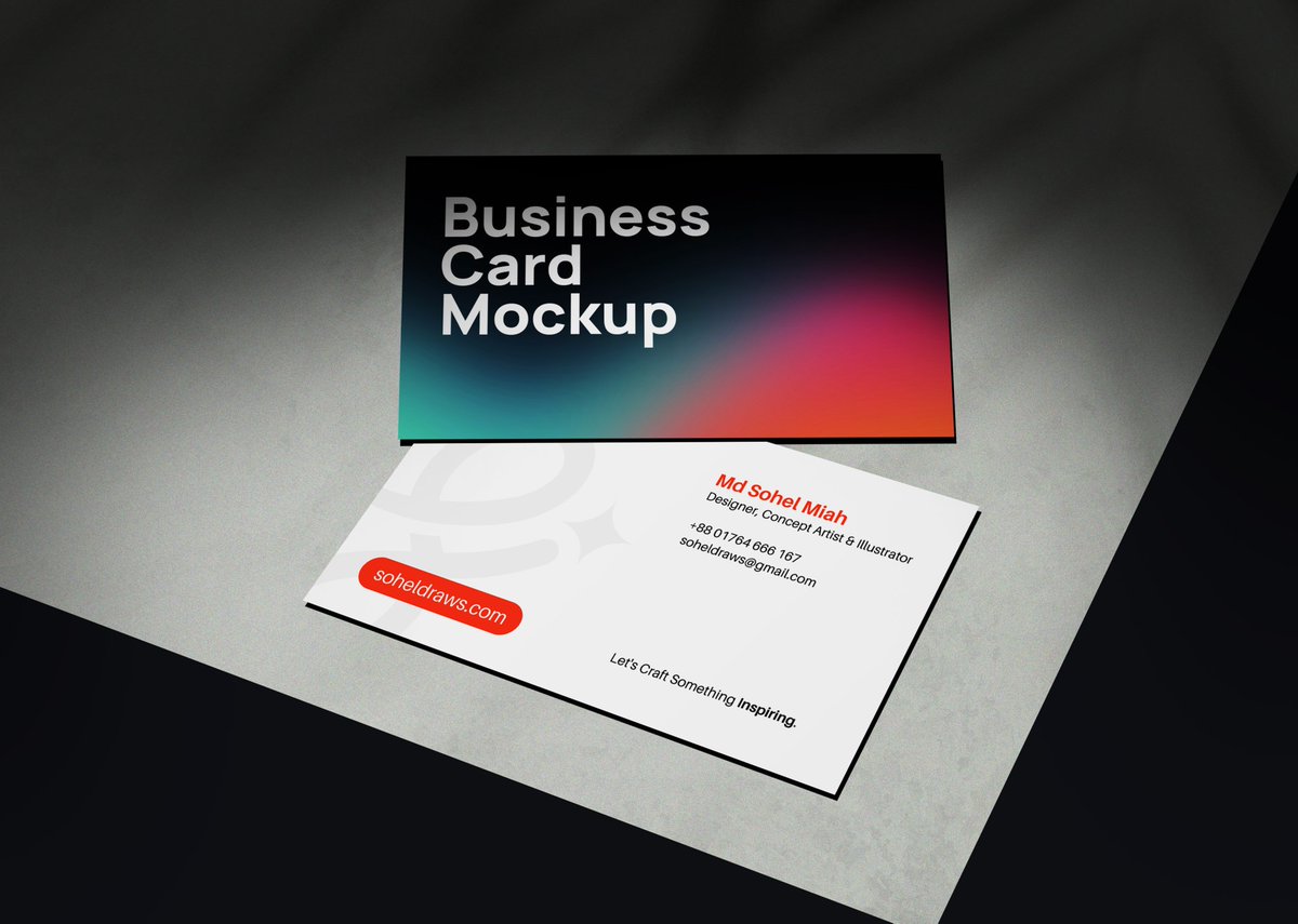 sohel_67's tweet photo. Hey designers 👋
Here’s a clean Business Card Mockup to make your brand presentations shine 💼✨
Perfect for showcasing your design with style — just download and drop it in!
https://t.co/wFRvuOD1CX

#DesignCommunity #MockupDesign #GraphicDesign #DesignerTools https://t.co/cMsazgrodA