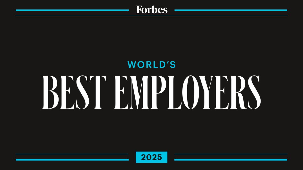Forbes's tweet image. Introducing our 2025 ranking of the World’s Best Employers: forbes.com/lists/worlds-b…