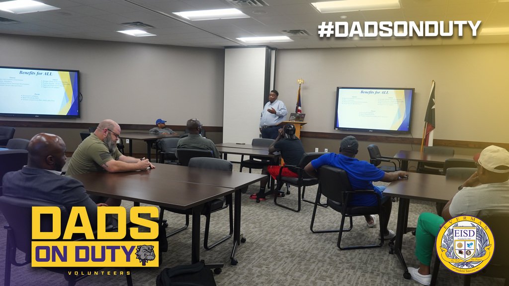 EvermanISD's tweet photo. What a great turnout for our Dads On Duty meeting!
It’s inspiring to see so many dads committed to making a difference in our school and community. Thank you to all that showed up!
#EISDALLIN #DadsOnDuty https://t.co/AEyFvPkNkn
