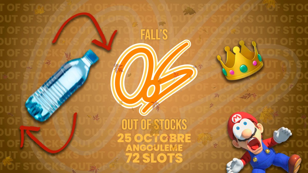 🍁FALL’S OUT OF STOCKS 🍁

Le side event “Bottle Flip” fait lui aussi son grand retour ! 🧴

Le battle royale le plus enflammé du CDO n’attend que vous ! 🔥🔥🔥

Venez défier les champions en titre en vous inscrivant juste en dessous ! ⏬⏬⏬