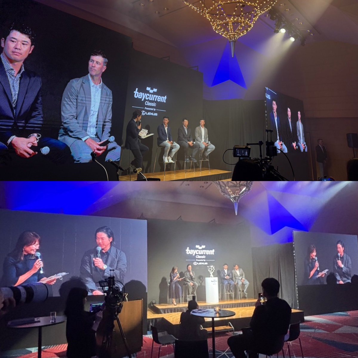 tobyasmusiq's tweet image. baycurrent Classic Presented by LEXUS Pro-Am Draw &amp;amp; Reception Party 🏆 #EMCEE #ベイカレントＣレクサス #BaycurrentClassic #HidekiMatsuyama #CollinMorikawa #AdamScott #RikiKawamoto #KeitaNakajima #RyoIshikawa #FPM @tomoyukitanaka #MC #RIBEKA #kenayugai #鮎貝健 #PGATOUR #golf ✨⛳️🏌️‍♂️