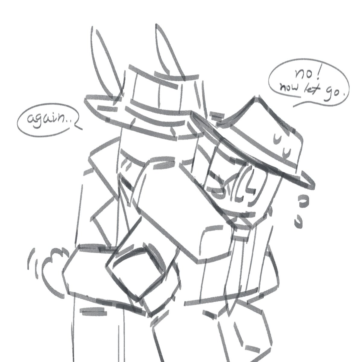 quiet24689's tweet image. I like when he being shy or whatever 😆
#doublefedora #forsaken #forsakenroblox