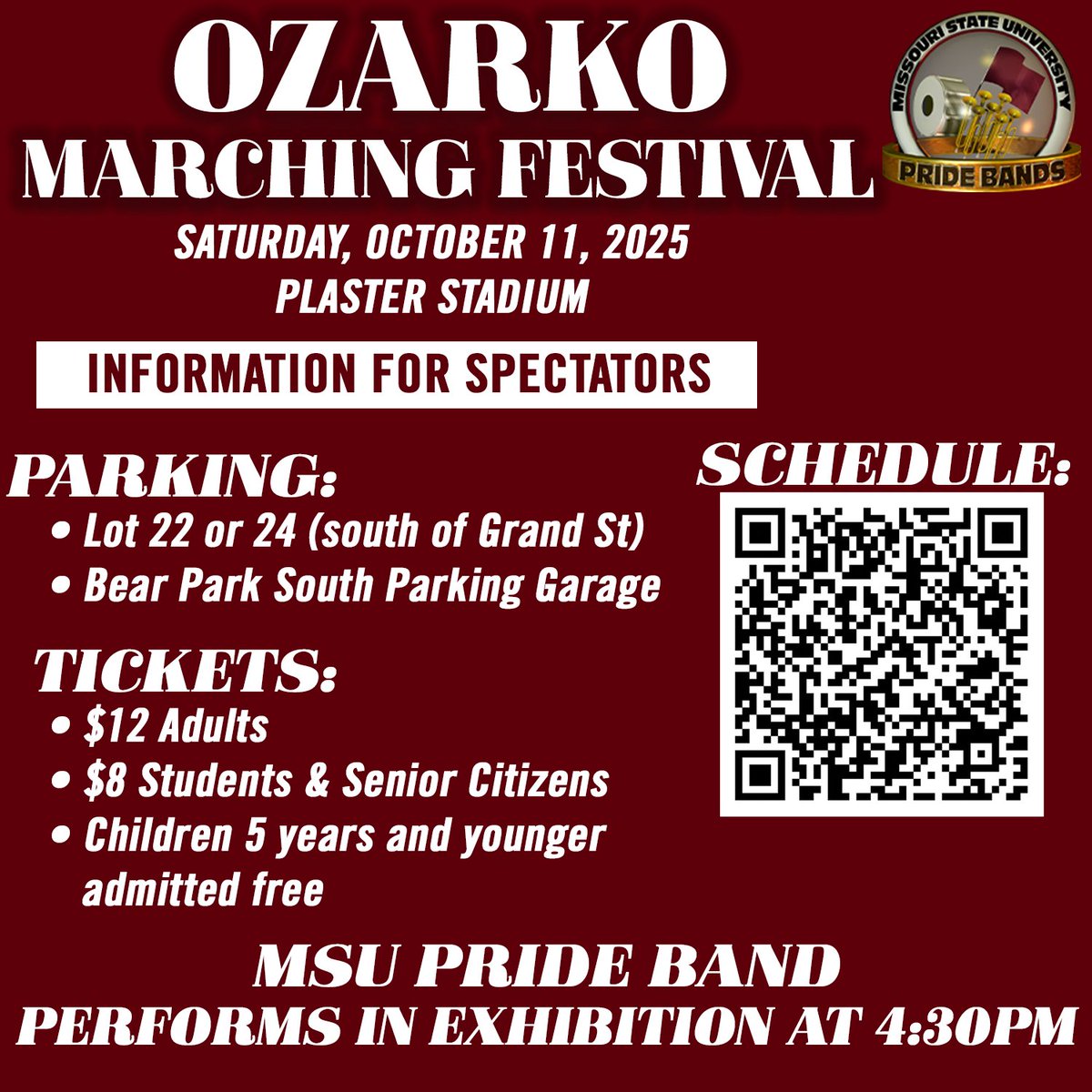 Missouri State University Pride Bands tweet media