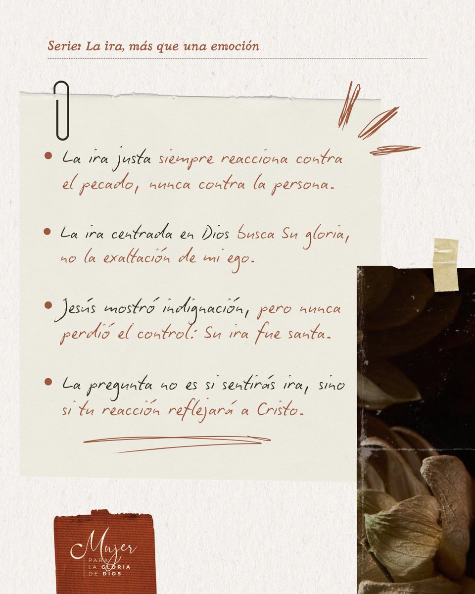 💭 ¿Qué revela tu ira: tu ego… o tu pasión por el reino de Dios?