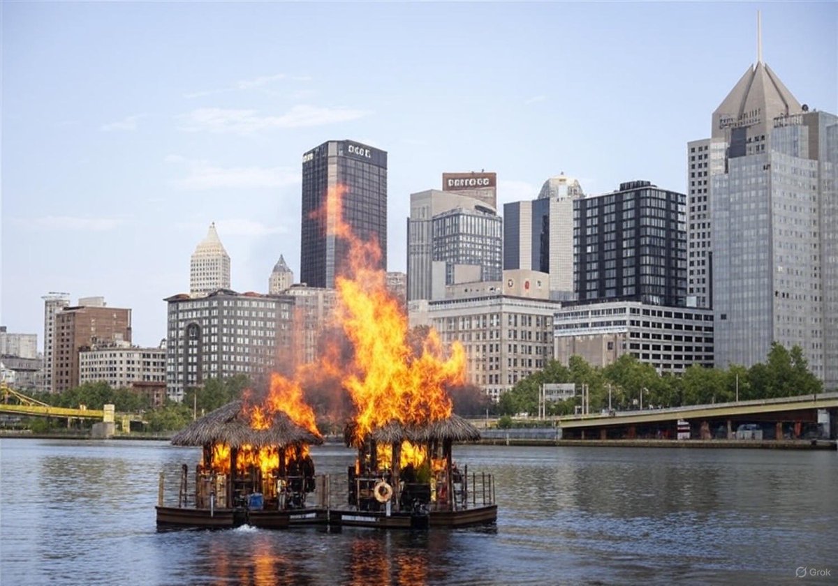 U.S. military strikes “suspicious Caribbean vessels” on Allegheny River. More at 11.