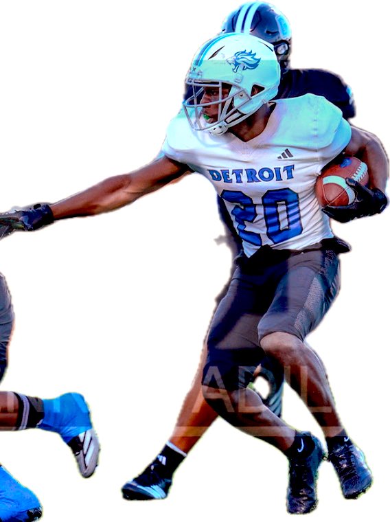 I have a 3.0 cumulative gpa and will be available this May

In the 3 games I played I have 

18 catches 
500+ All purpose yards 
16 tackles