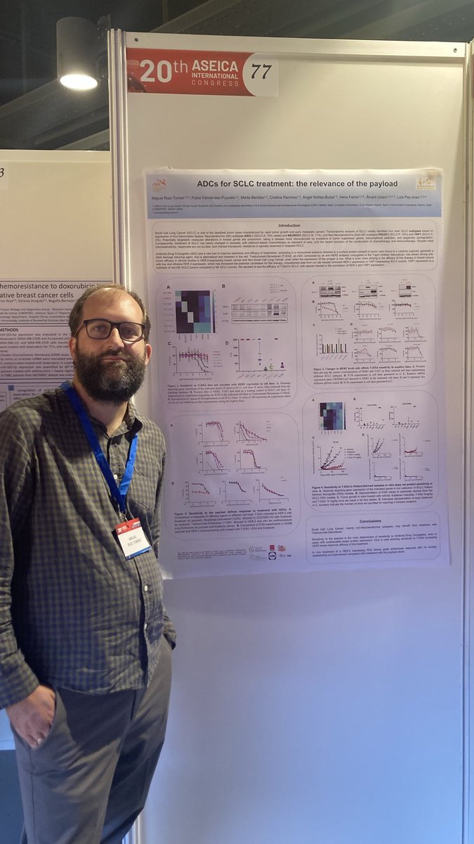 PazAresLab's tweet image. 🟢Come and visit our poster
#aseicacongress  
🔬ADC and payloads