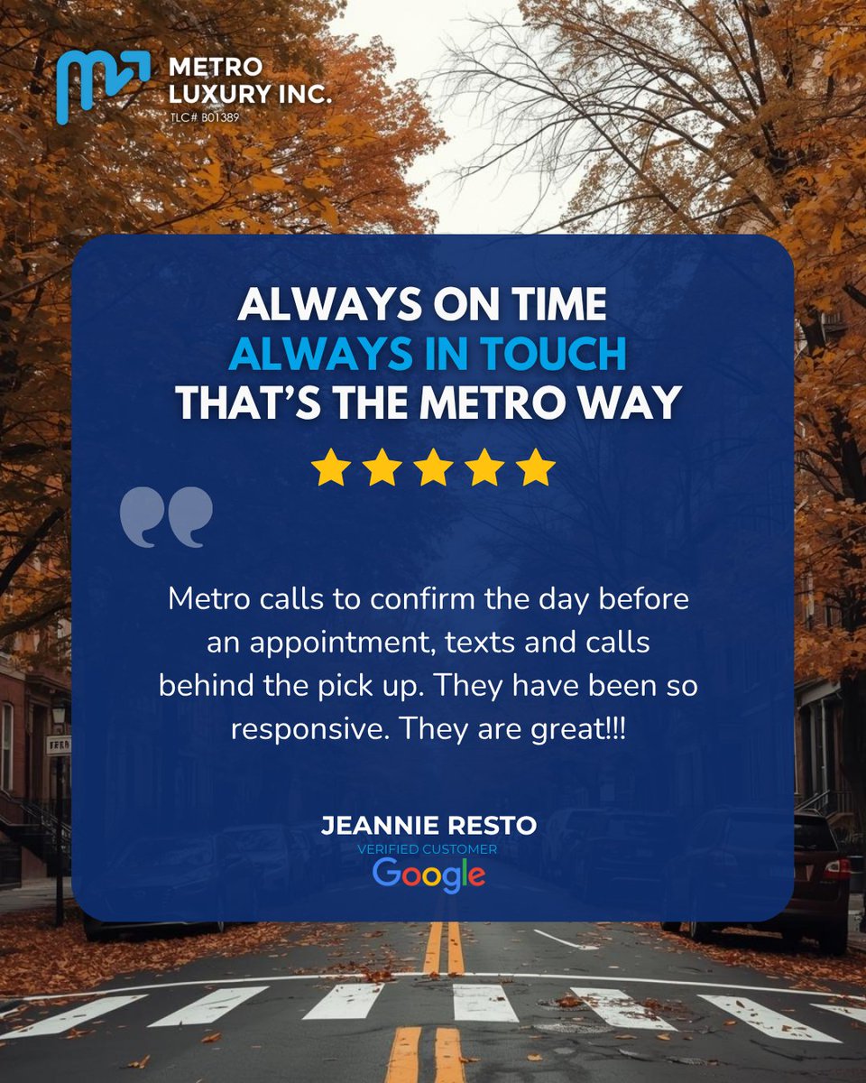 Thank you for trusting us—we’re honored to be part of your journey. 💙🚖

#SafeRides #ProfessionalDrivers #CustomerReview #YourRideMatters