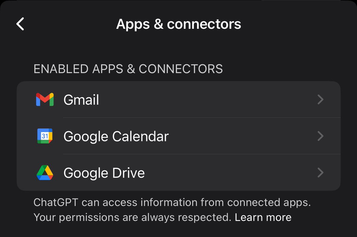 omooretweets's tweet image. “Connectors” in AI assistants feel severely underrated, especially as the agentic models get better.
I now schedule meetings, send emails, and even edit documents directly in ChatGPT and Claude.
Feels like we are on the verge of a wave of new product experiences built on this