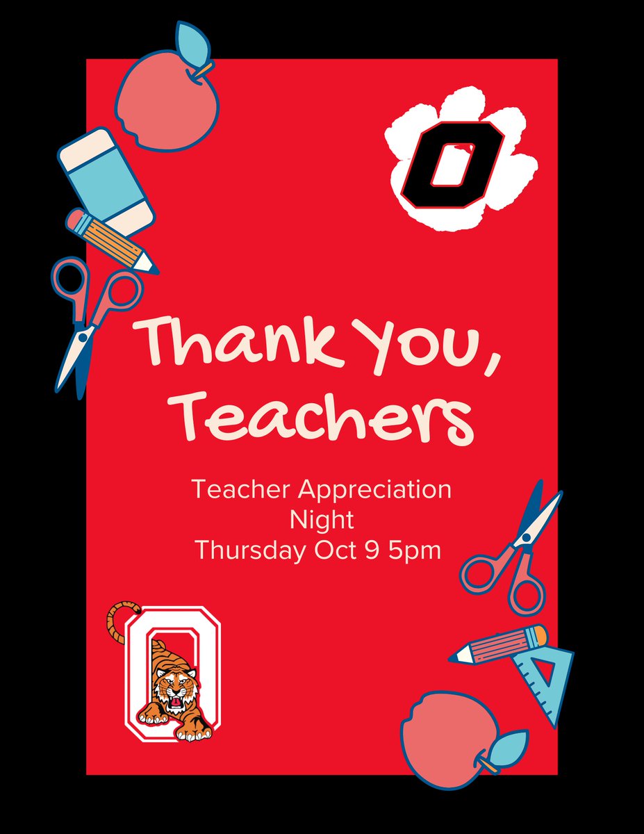Tomorrow is Teacher Appreciation Night as we take on Nixa @ 5pm!!!