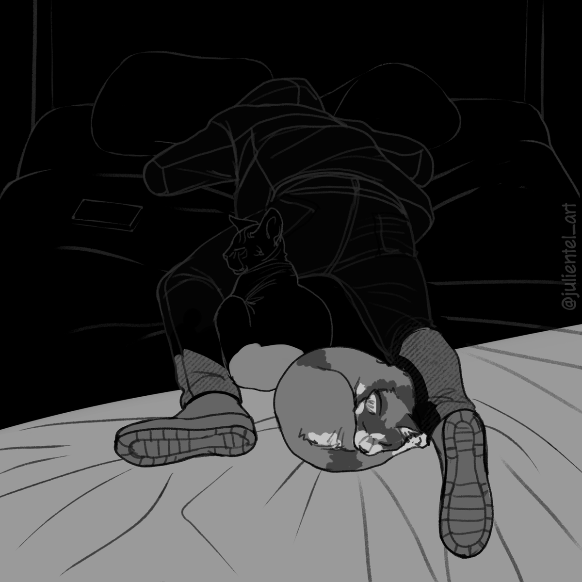 julientel_art's tweet photo. Day 8 - Drop

#DetroitBecomeHuman
#inktober #GavinReed month https://t.co/kAYjZmGeP2