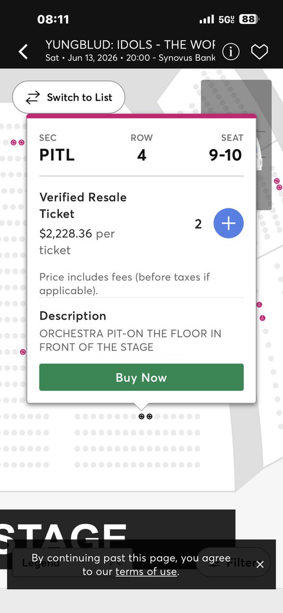 InsideEvil's tweet image. This shit is fucking ridiculous, Dom. Do you NOT see how @Ticketmaster @LiveNation &amp;amp; their reselling scam is screwing over your fans? And WHY TF did you allow platinum tickets to be sold? You made sure Bludfest tix were affordable to all fans...this is NOT affordable to anyone.