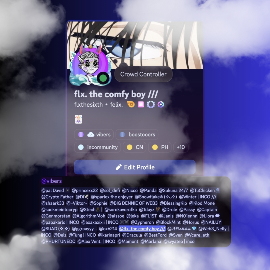 I just wanna say thanks to incommunity <a href="/inconetwork/">Inco ☁️</a> also our head <a href="/kungfumode/">@kungfumode</a> who is still in junior high school 😄 trust me that i'm just lucky &amp; will study Inco more, stay comfy ☁️