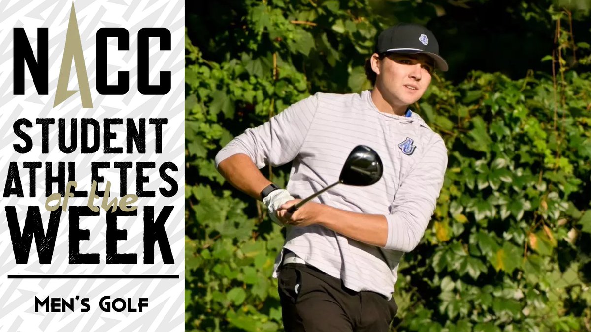 #NACCmgolf ⛳️ | <a href="/AU_Spartans/">AUSpartanSports</a>' Pennypacker Named NACC Men's Golf Student-Athlete of the Week

📰: tinyurl.com/2cktbdao

#NACCtion #d3mgolf