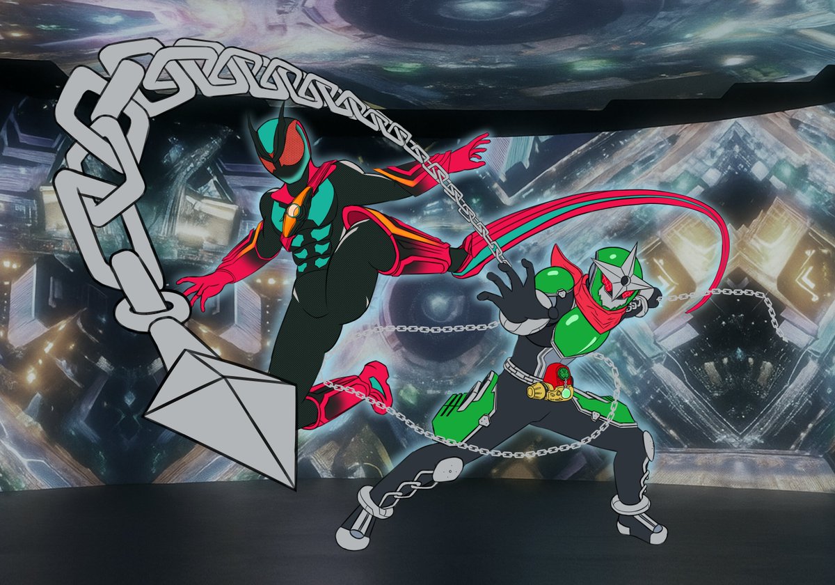 DiscontentCat's tweet photo. So I may be a little excited for Zeztz...

With this being the first time Kamen Rider has aired outside of Japan for the world to see, I just couldn't help myself from celebrating.  With Zeztz showing signs of being as creative as Gavv, I feel like we're in for an amazing show. https://t.co/nDJBGkWFPu