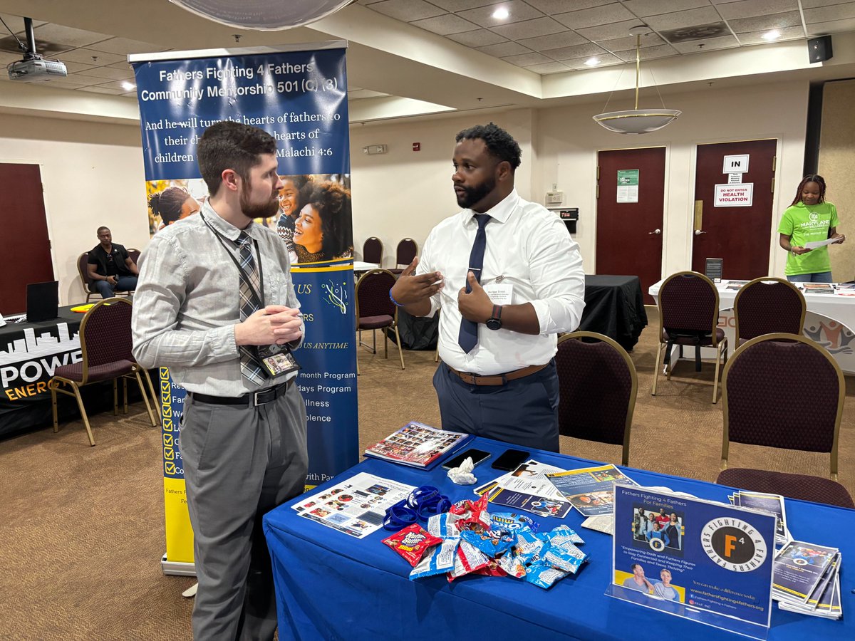We teamed up with <a href="/MDPublicSafety/">MD DPSCS</a> at the Youth Detention Center Resource Fair.

The focus: jobs, housing, &amp; mental health. These events help young people successfully transition and build a better future.

#CommunitySupport