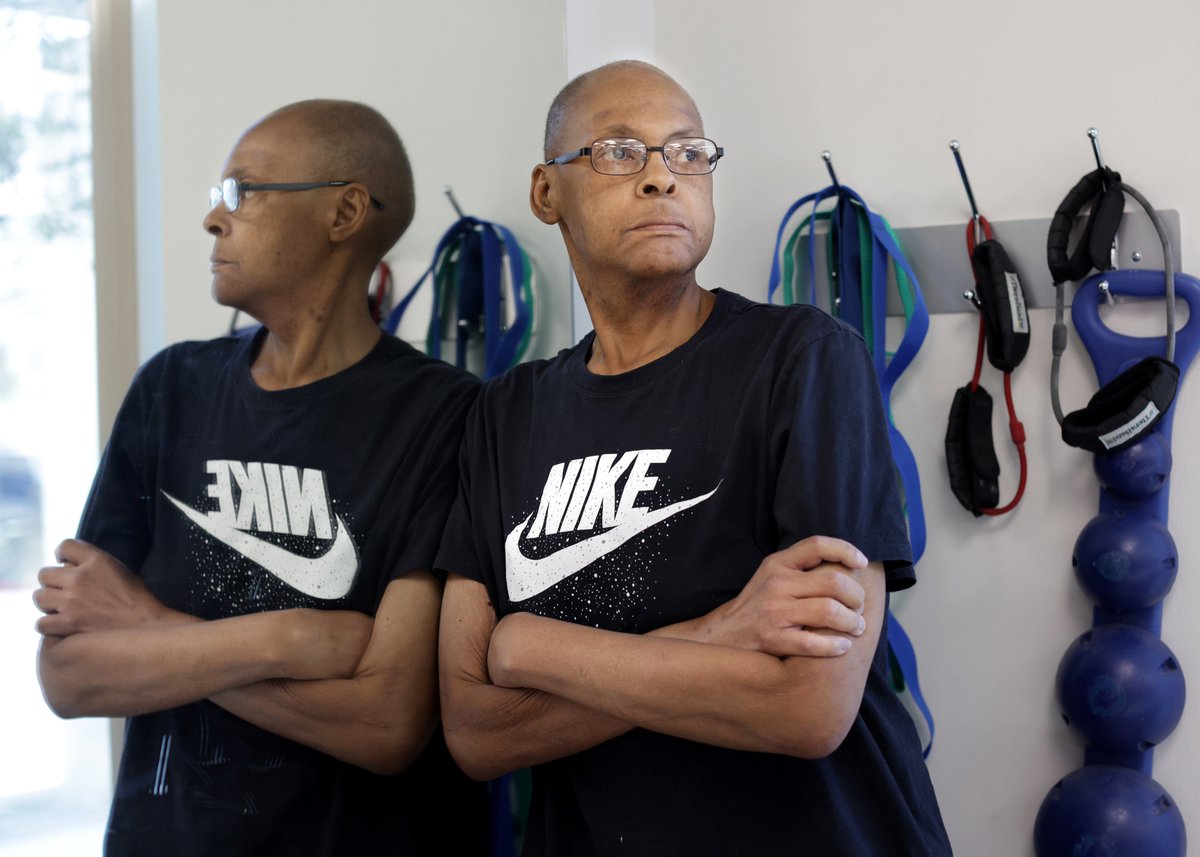 A comeback story: Former DeSoto coach Mike Robinson’s battle back from the brink of death.
Robinson has survived a number of health scares and spent time on life support and in a medically induced coma.

Read: dallasnews.com/high-school-sp…

#txhsfb <a href="/desotoisdeagles/">DeSoto ISD</a> <a href="/SportsDayHS/">SportsDayHS</a> <a href="/dctf/">Dave Campbell's — TexasFootball.com</a>