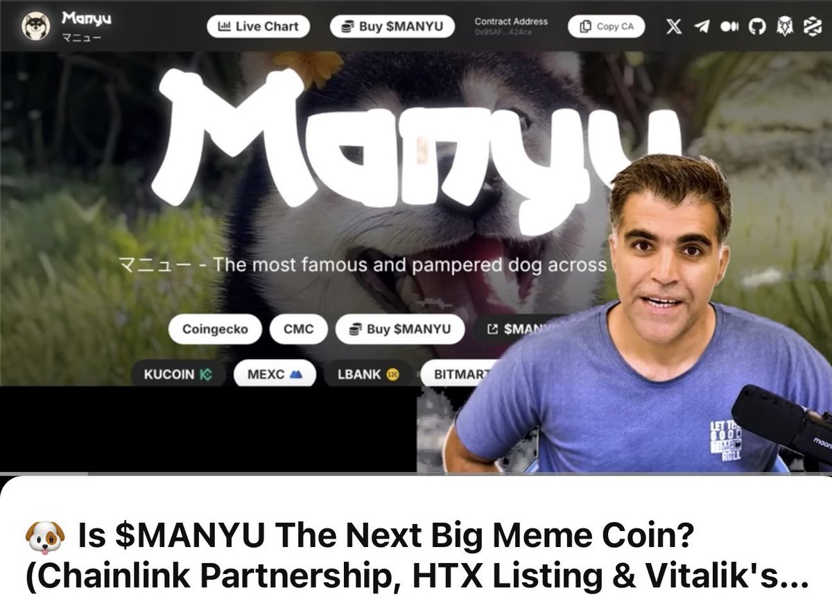 RealManyu's tweet image. With a viewership of over 380,000 subscribers, Ilme Aalim kicks off the $MANYU multi-language YouTube campaign. 

Make sure to show some love in the comments, Manyu Army 🐾 

youtu.be/mFnDF5wDeWg