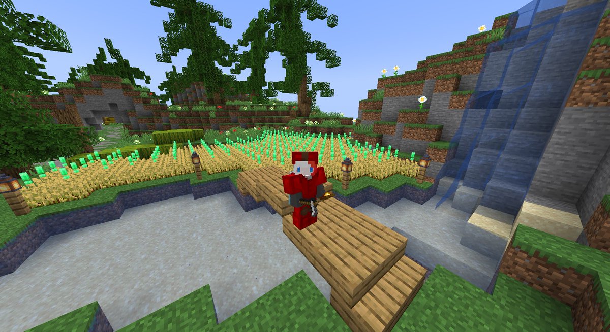 Tailmc_'s tweet photo. 余裕がある時は畑に装飾を施すとさらに楽しい #shotbow https://t.co/Nxy7IePkOA